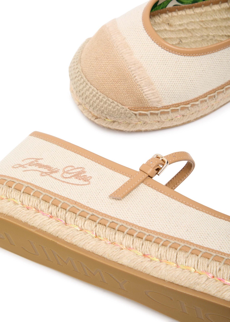 Jimmy Choo Aciel Canvas Espadrille Flats - 4
