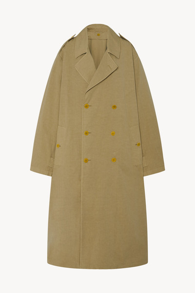 The Row Montrose Coat in Cotton and Linen outlook