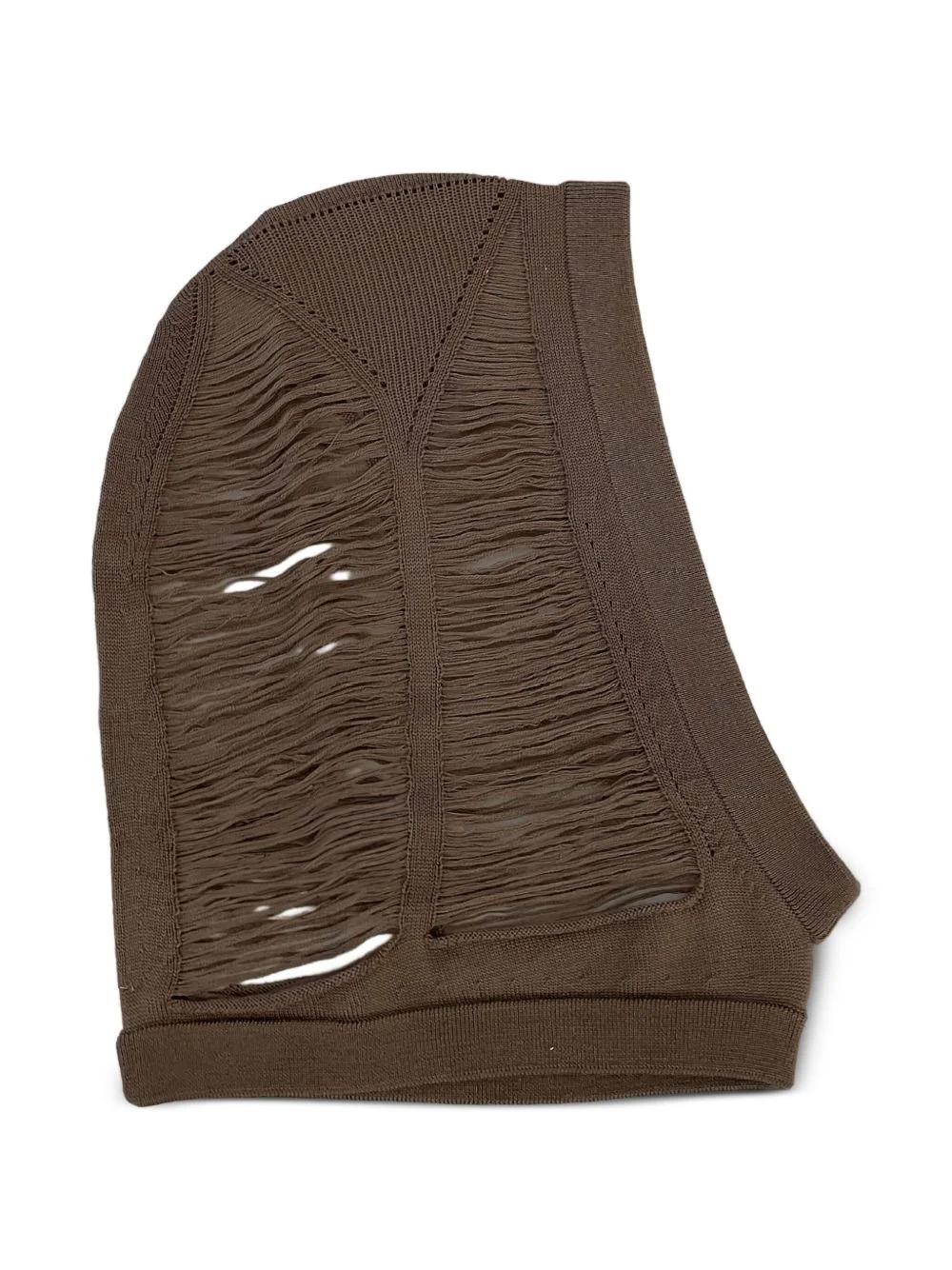 cut-out knit hat - 1