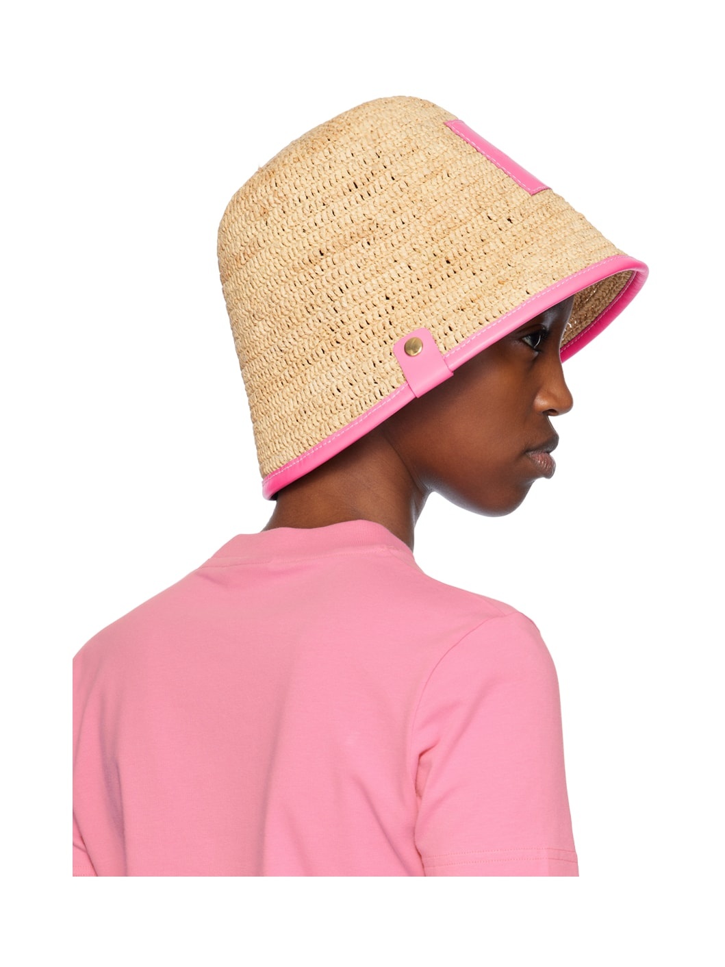 Beige & Pink 'Le bob Soli' Hat - 3