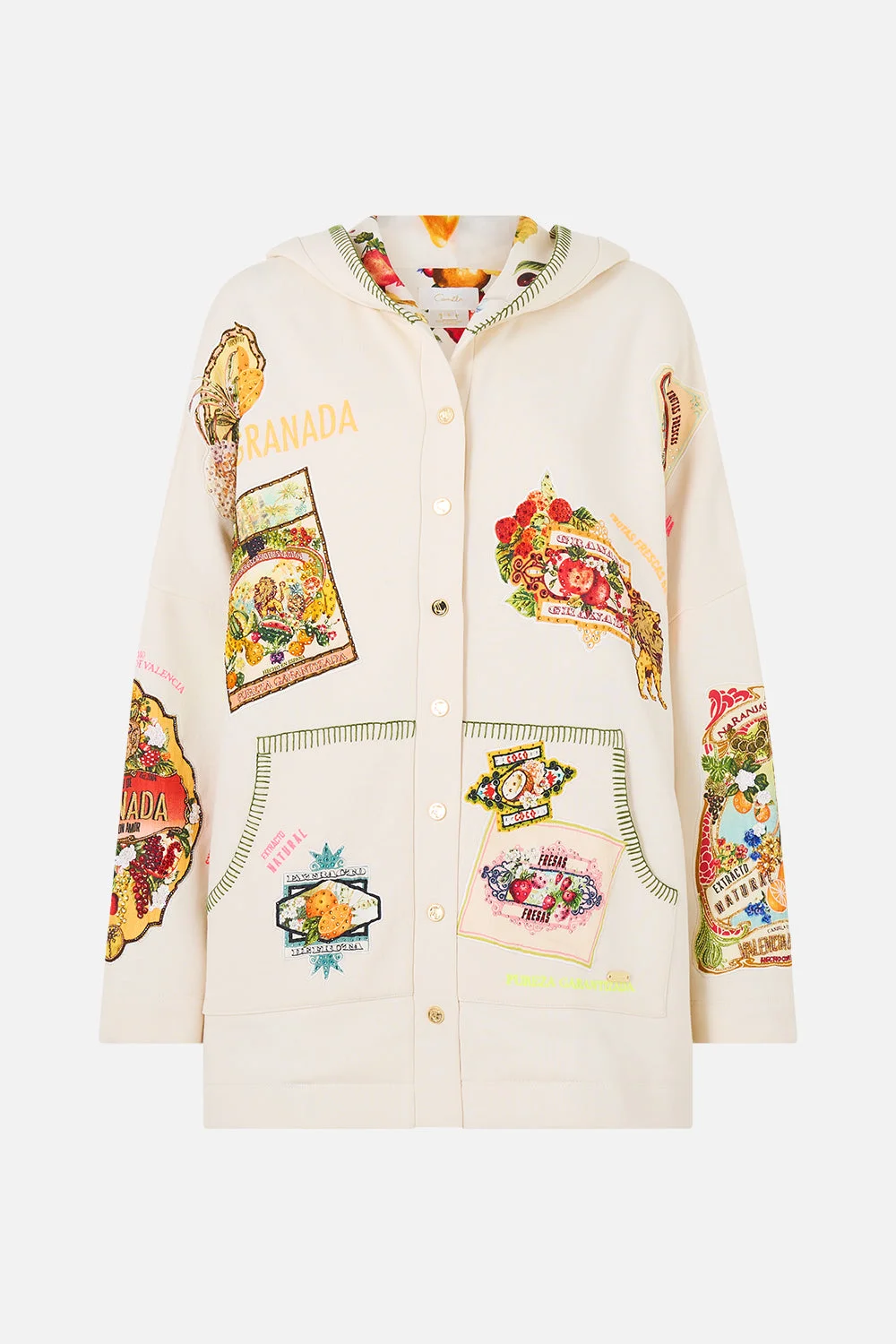 HOODIE JACKET WITH POCKETS MAGIC OF THE MERCADO - 1