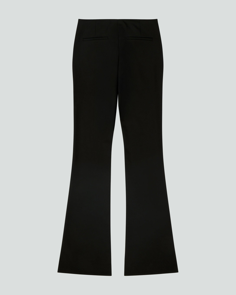 entire studios SLIM FLARE PANT BLACK WOOL outlook