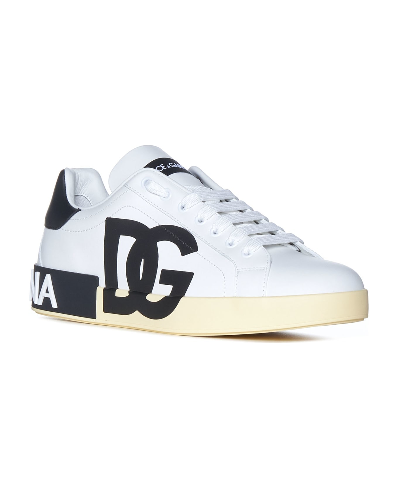 Portofino Nappa Sneaker With Printed Dg Logo - 2