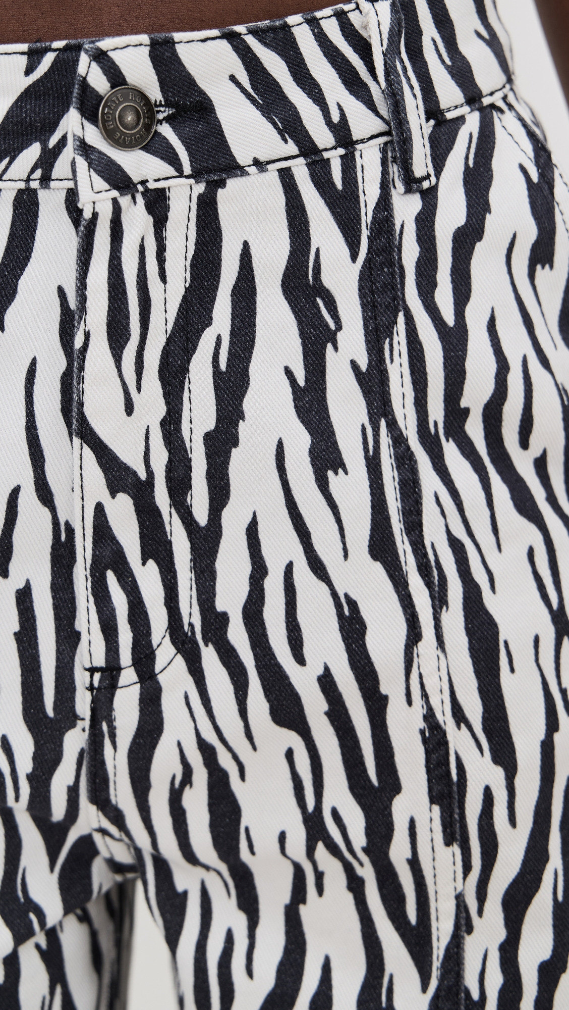 Printed Twill Cargo Pants - 5