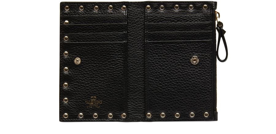 Rockstud zipped card holder - 4