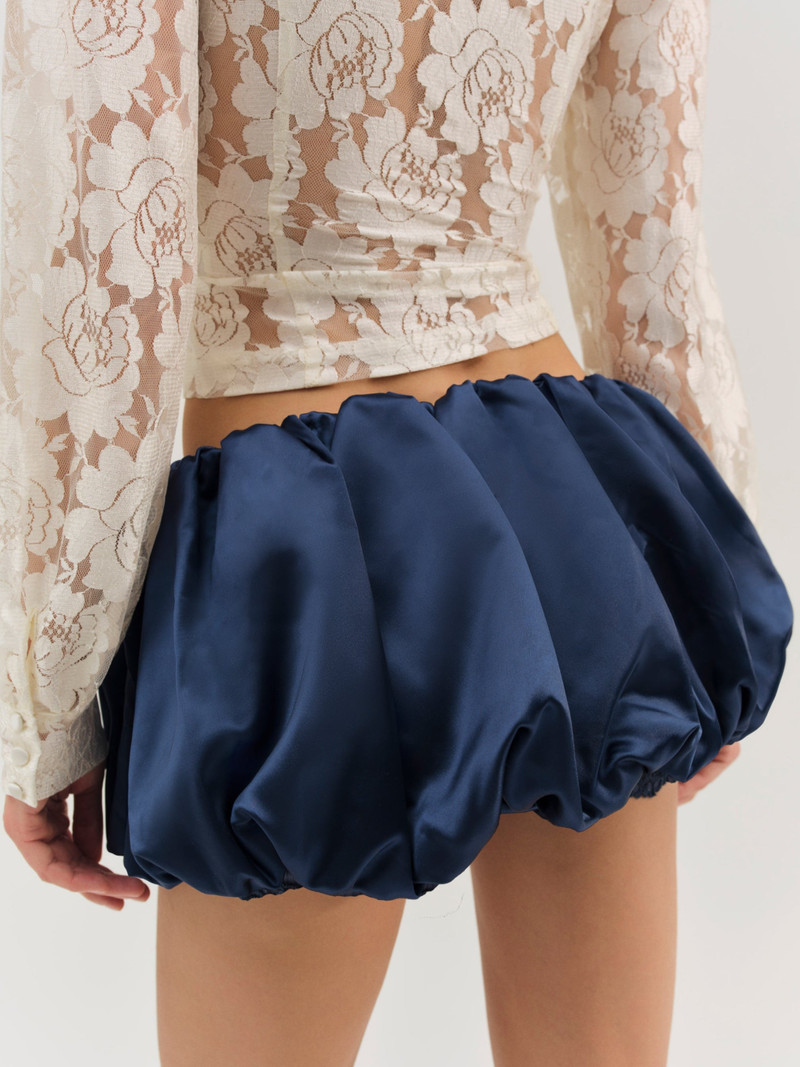 For Love & Lemons Lena Bubble Mini Skirt outlook