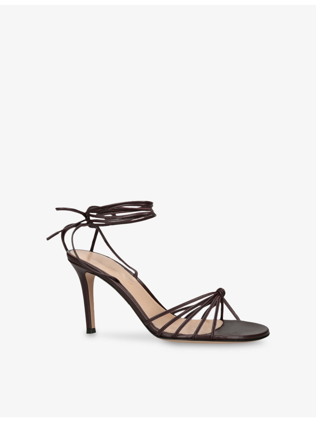 Gwyneth 80 Leather Heeled Sandals - 3