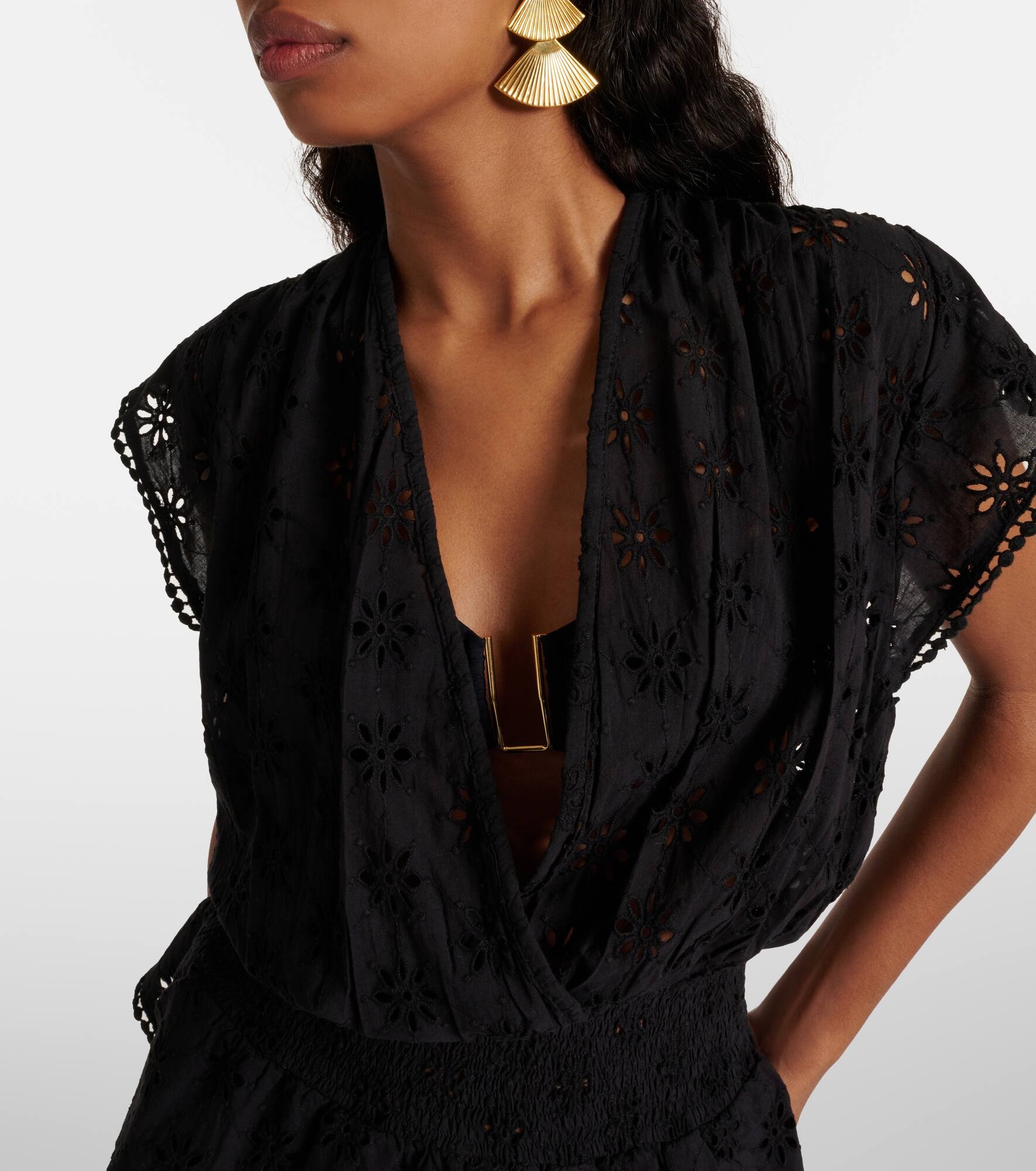 Jess broderie anglaise cotton minidress - 4