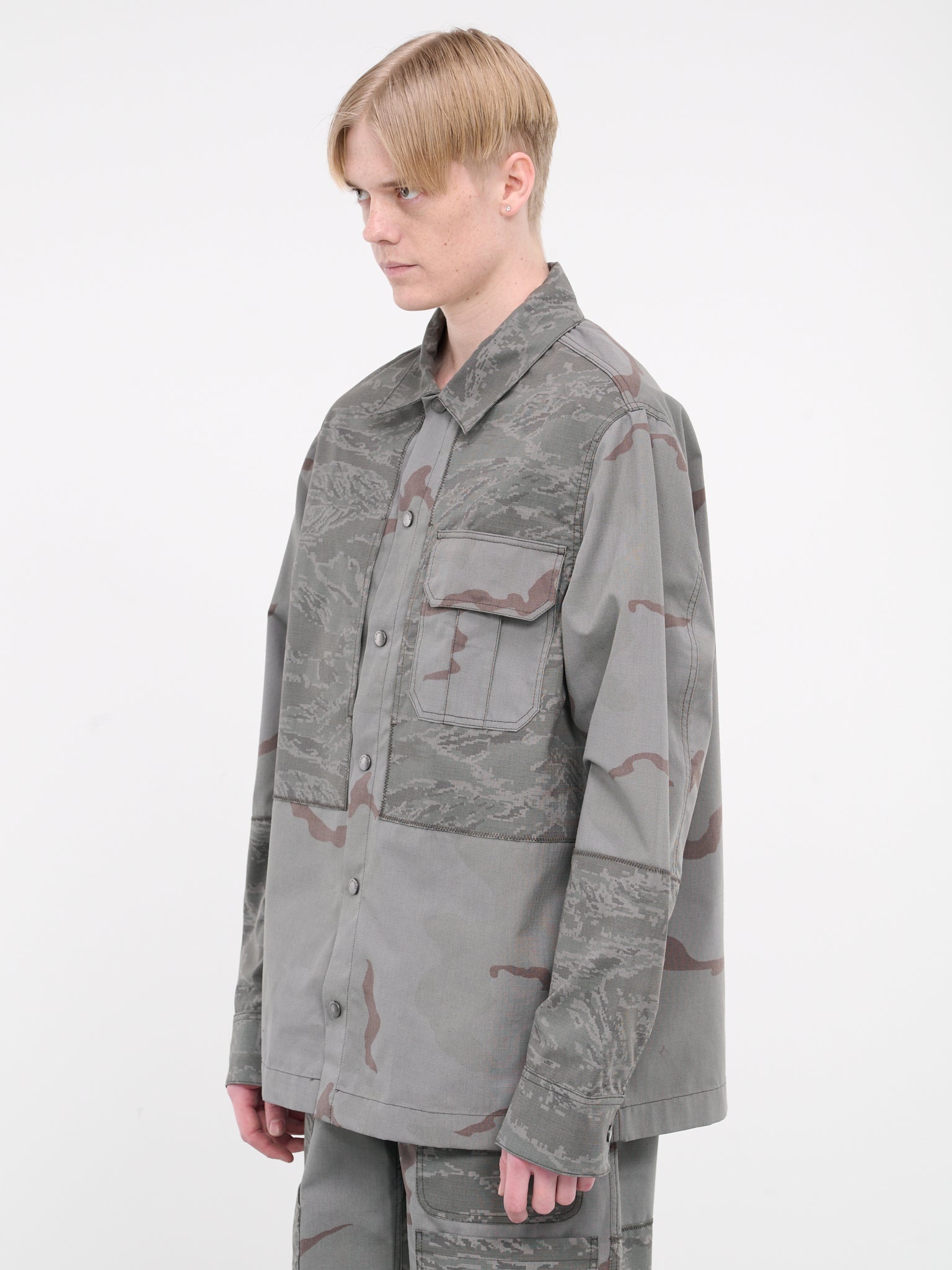 Regenerated Camo Overshirt - 2