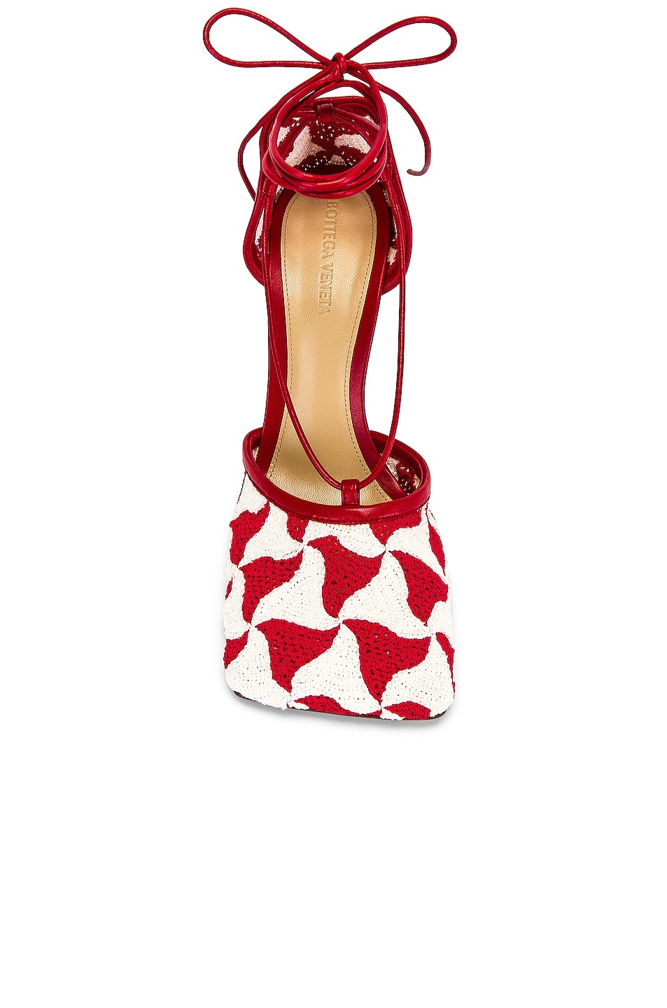 Stretch Lace Up Sandals - 4