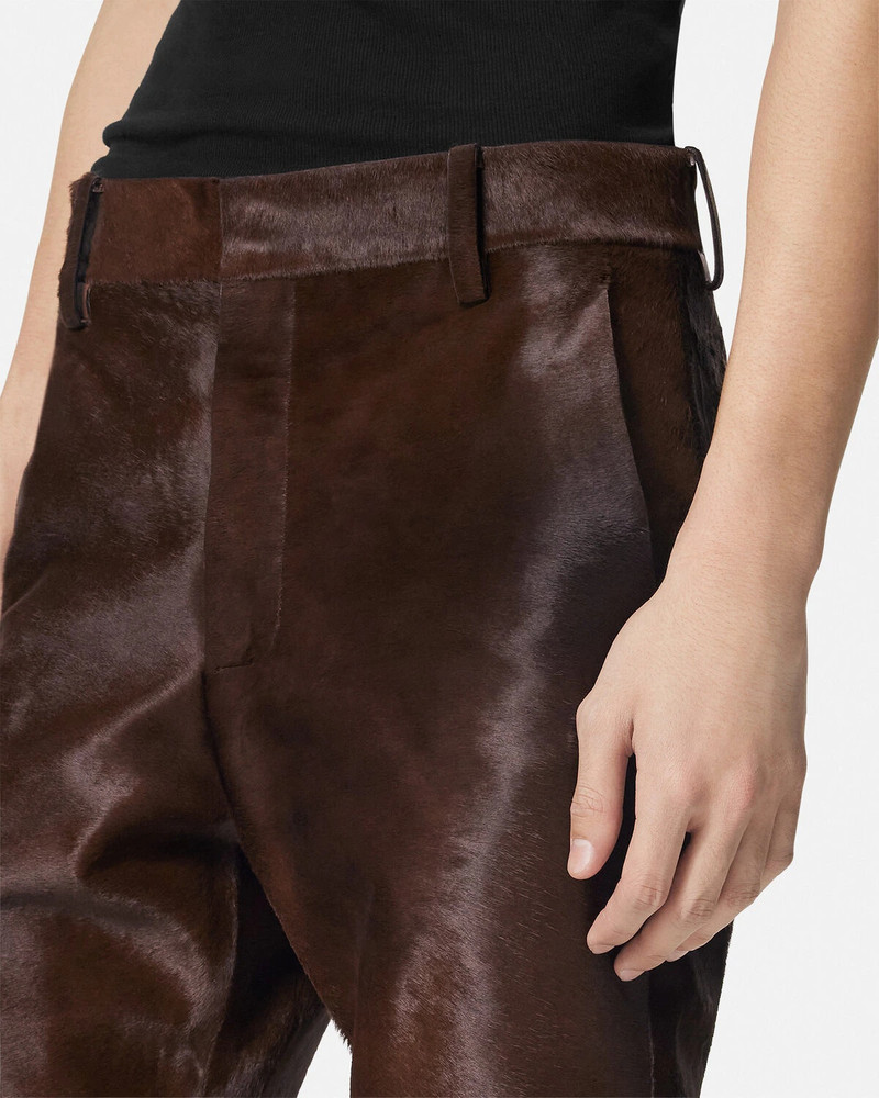 Pony-Effect Leather Pants 3