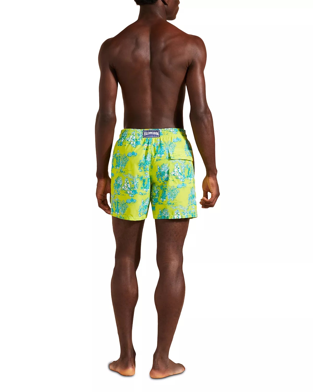 Moorea Deep Sea Toile De Jouy Print 6" Swim Trunks - 2