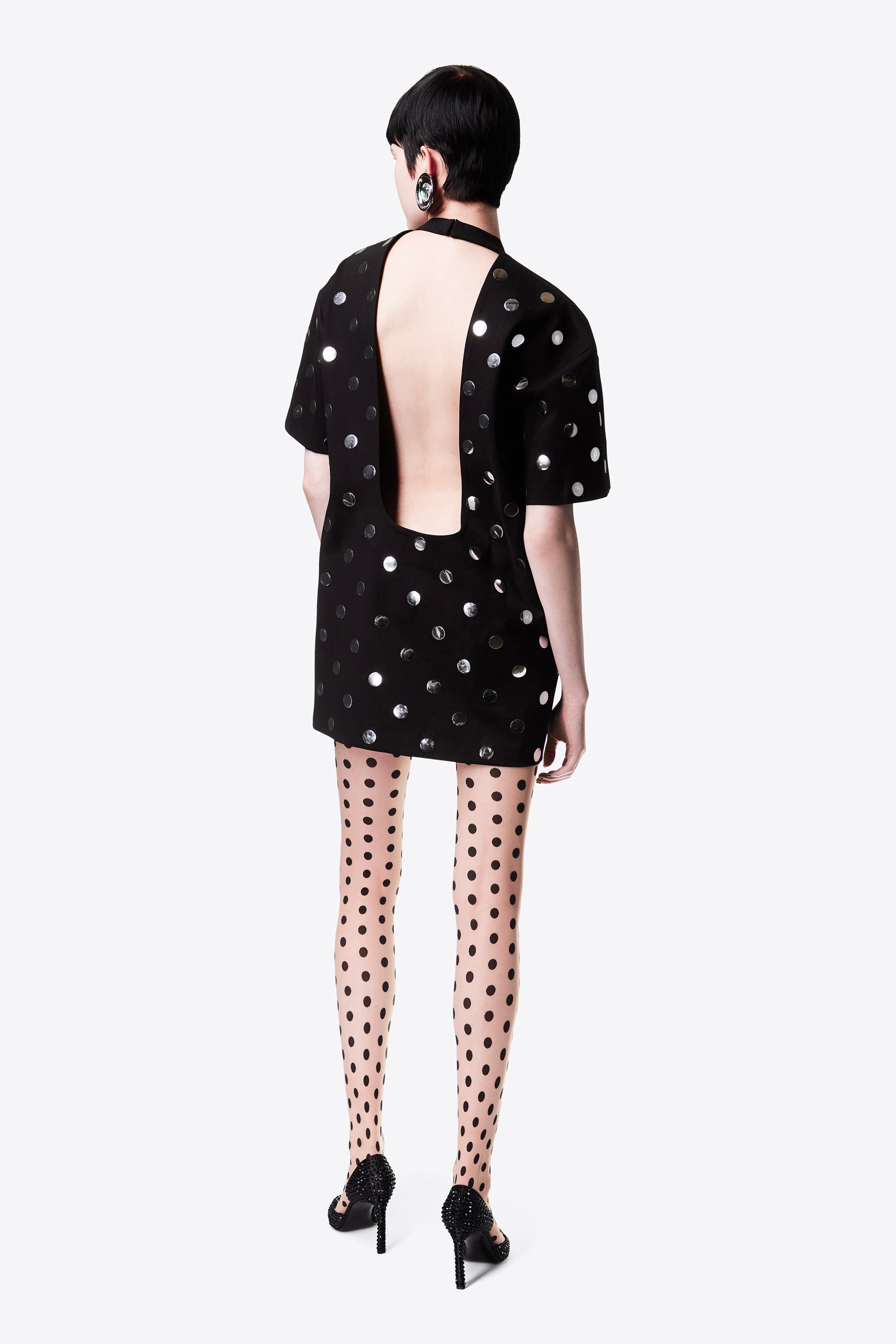 POLKA DOT T-SHIRT DRESS - 5