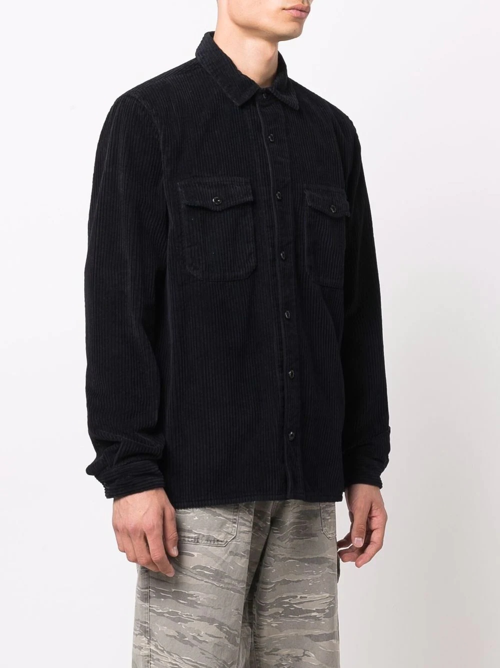 buttoned corduroy shirt - 3