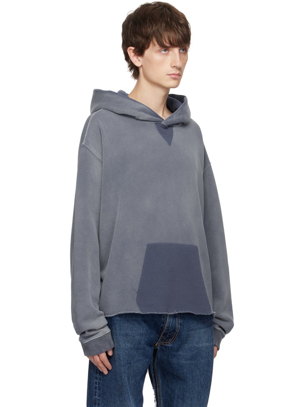 Blue Faded Hoodie - 2