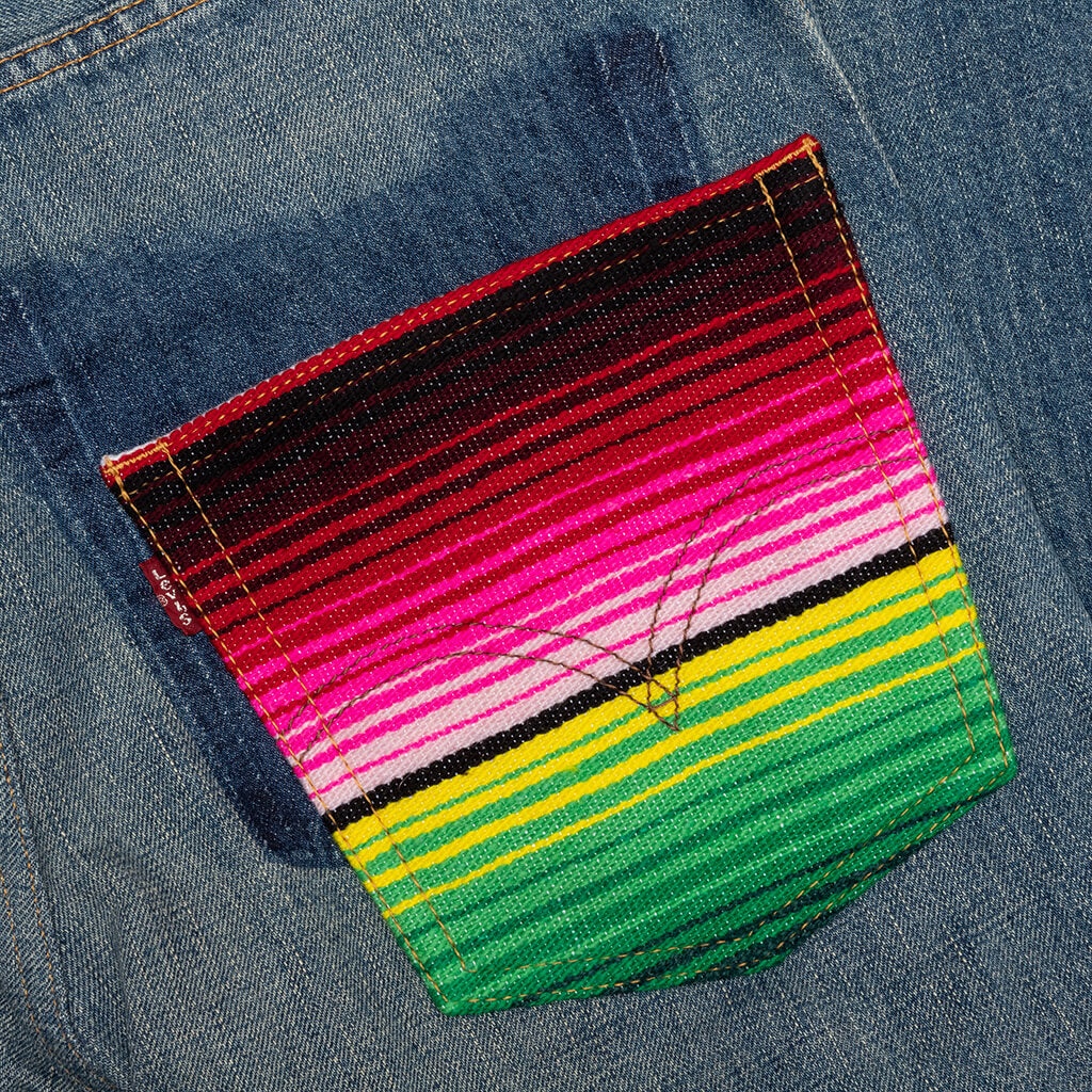 JUNYA WATANABE MAN X LEVIS PANTS - INDIGO/MULTI - 5
