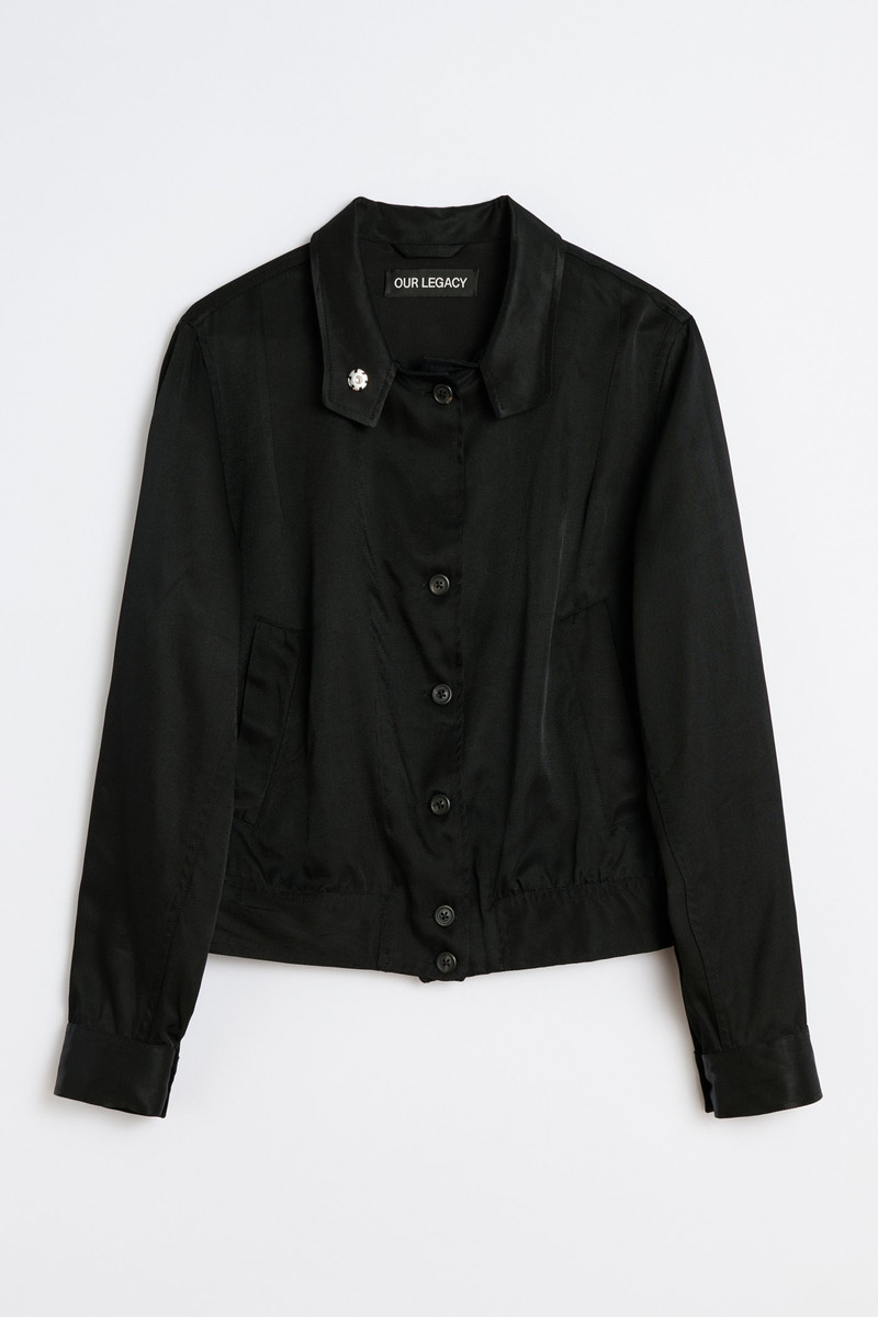 Tuxedo Bomber Fresh Black Tarmac Twill 7