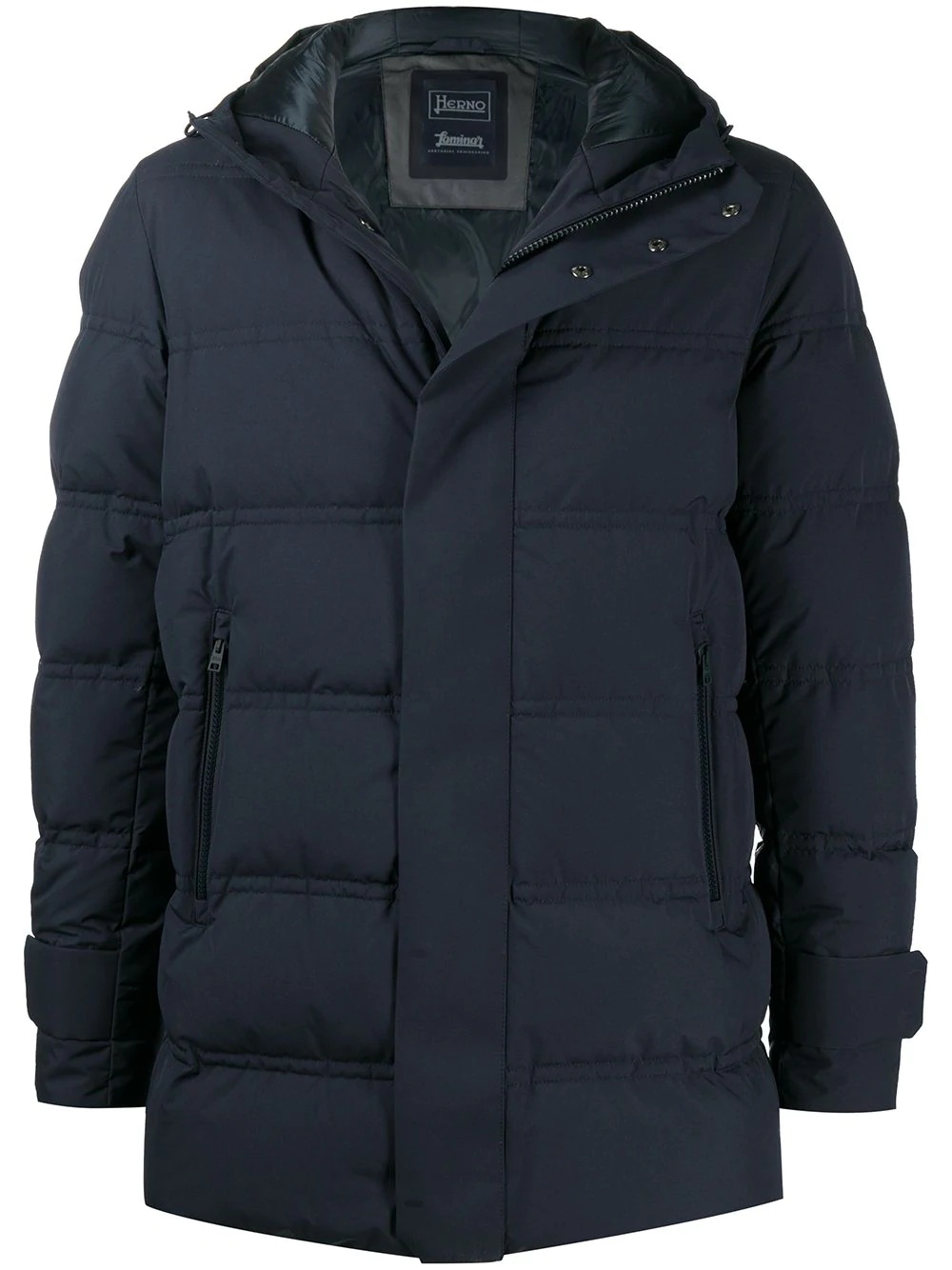 padded hooded jacket - 1