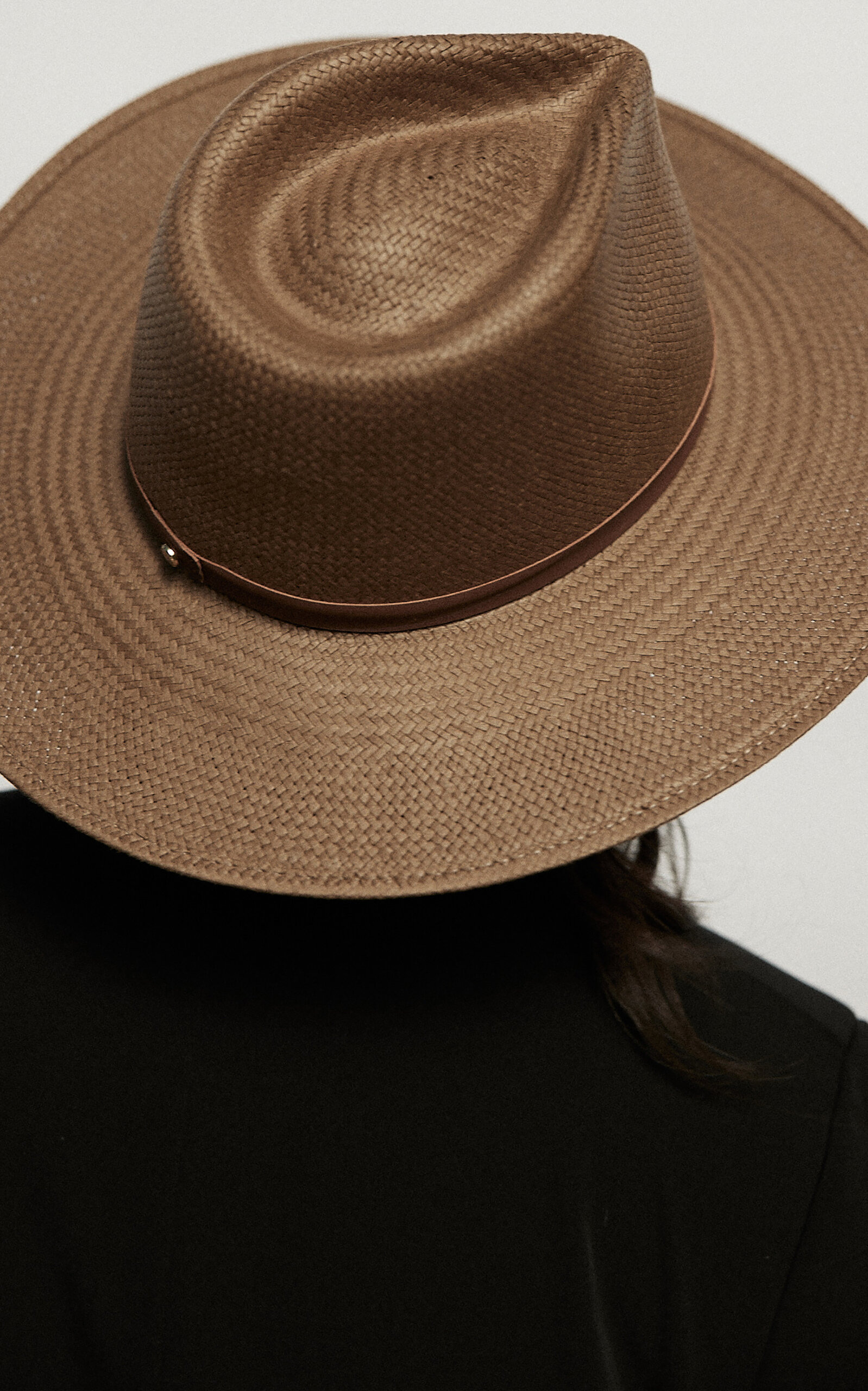 Sherman Packable Straw Fedora brown - 3