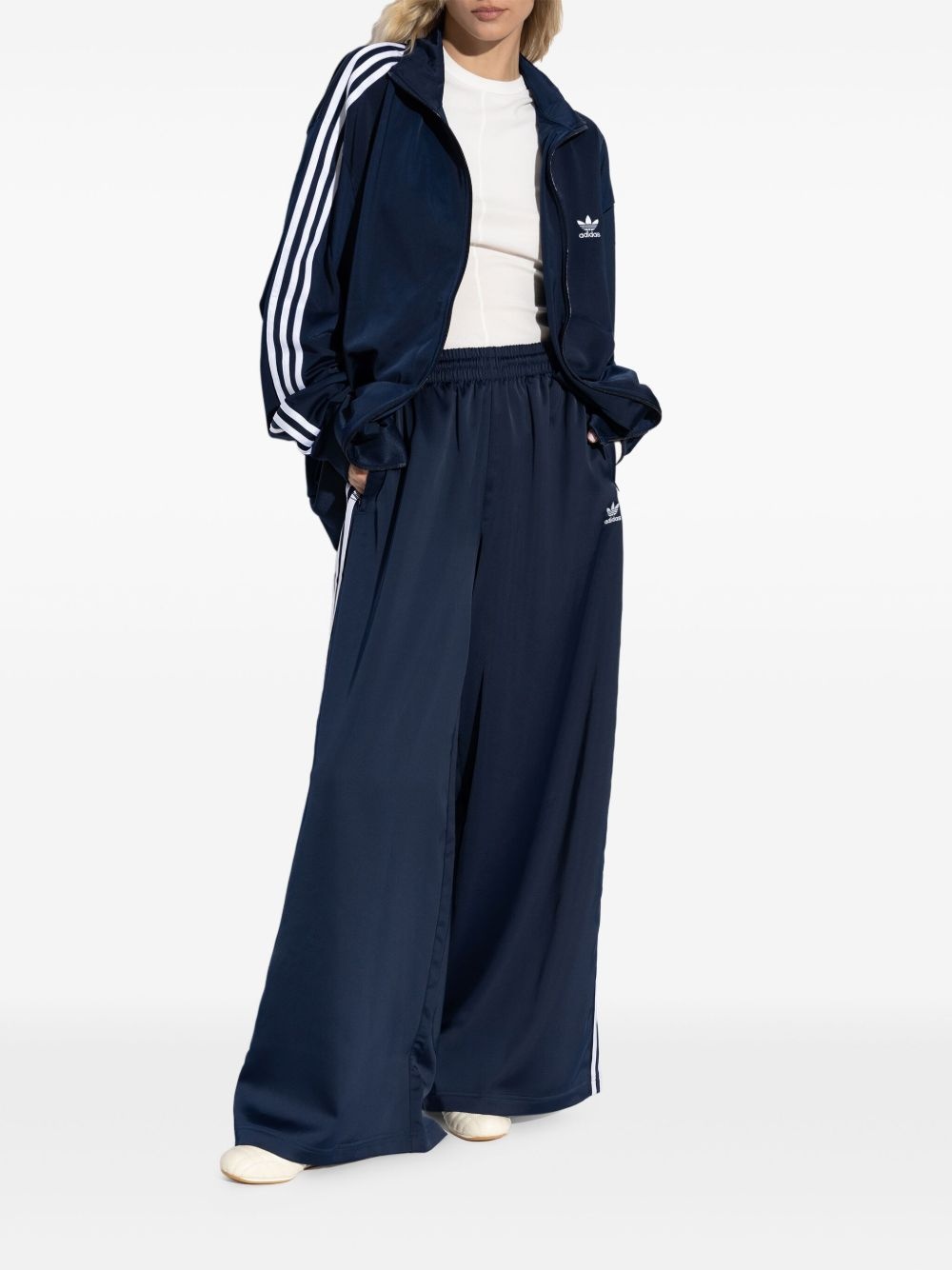 logo-embroidered track pants - 2