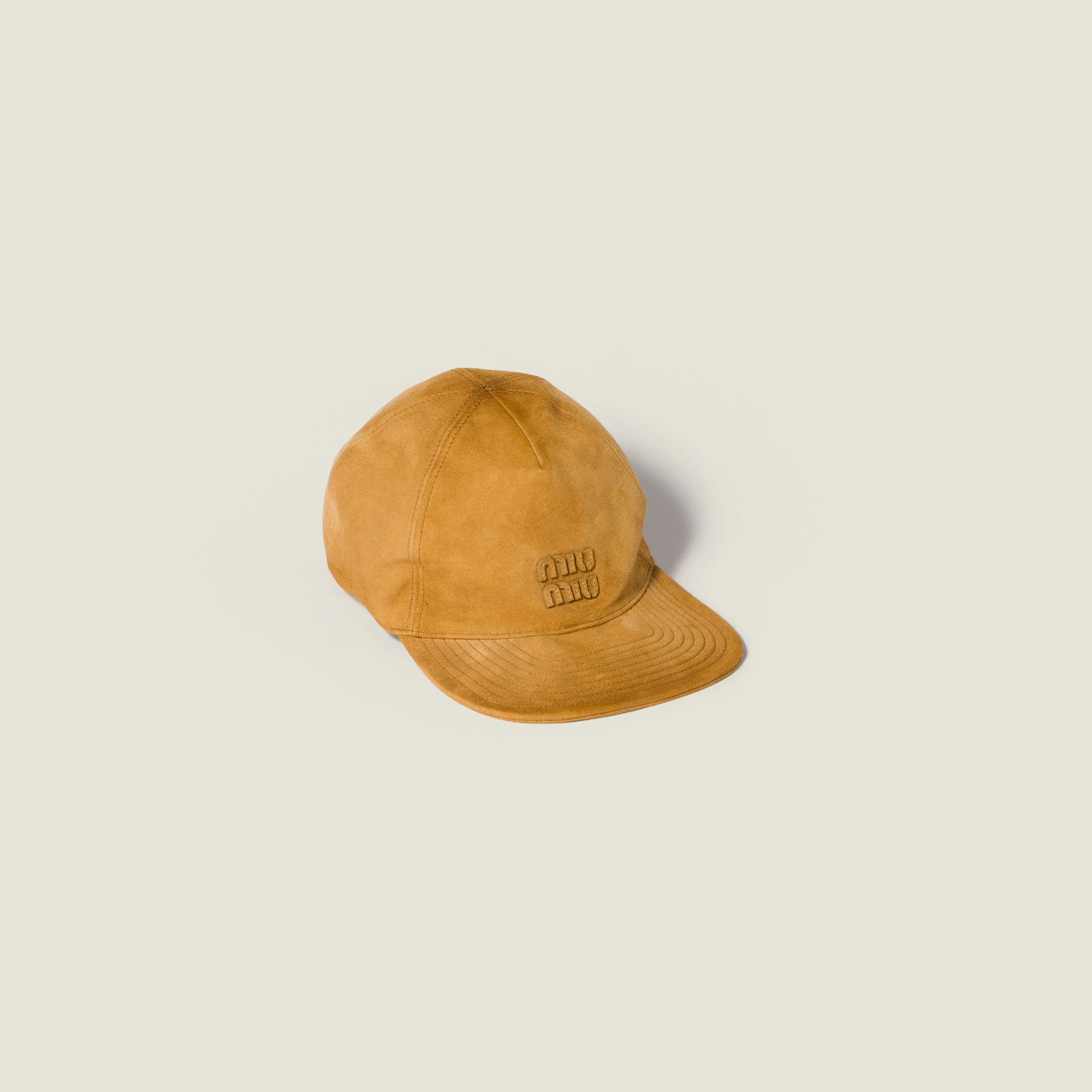 Suede baseball cap - 1
