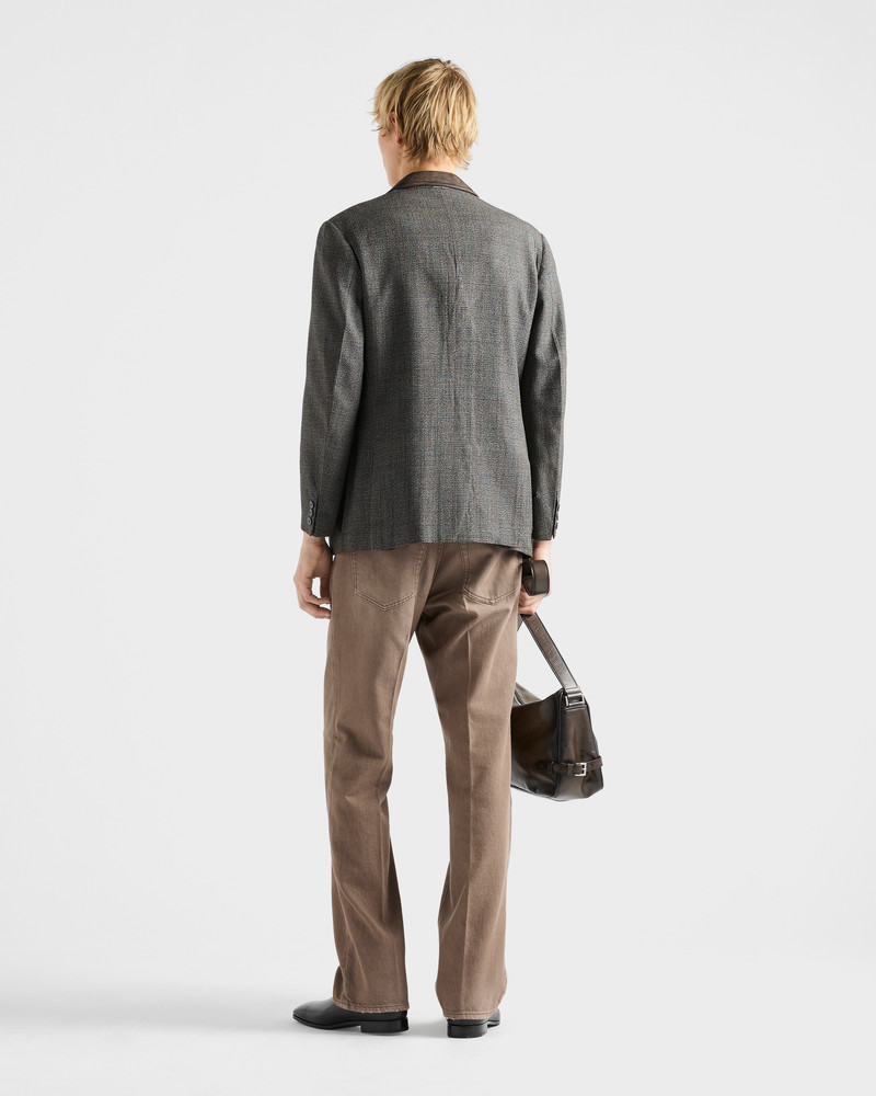 Single-breasted wool jacket 5