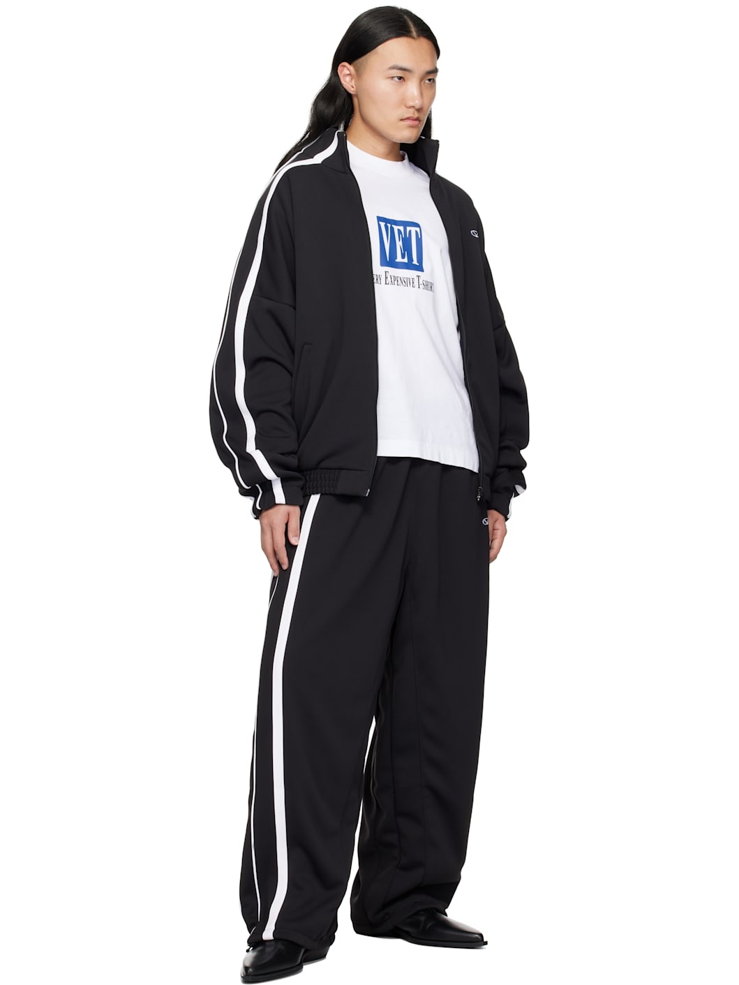 Black Oval Logo Gym Sweatpants - 4