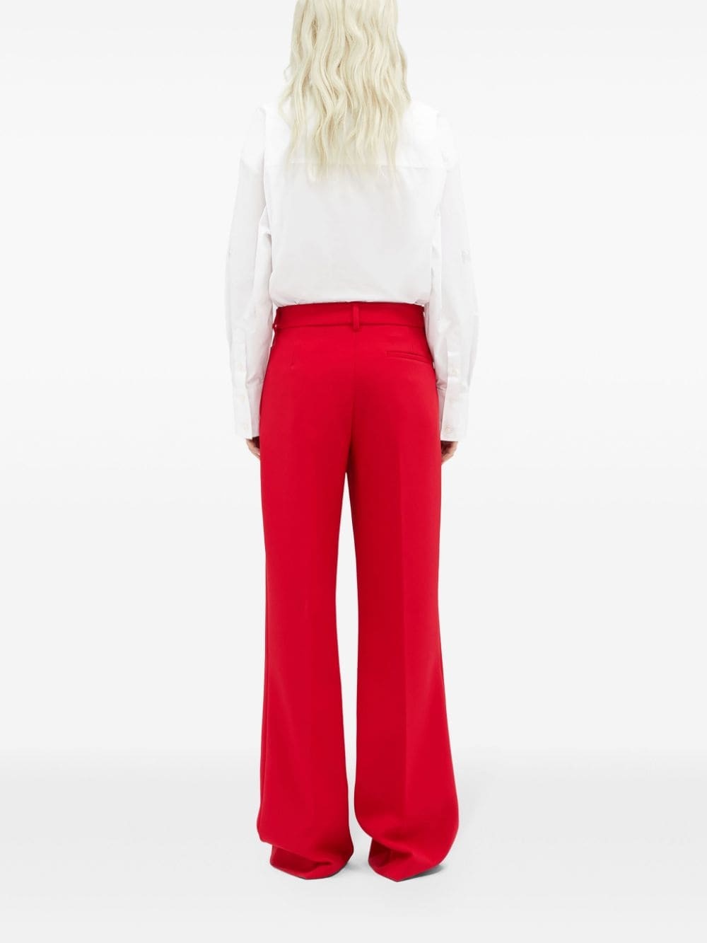 high-waist tailored trousers - 4