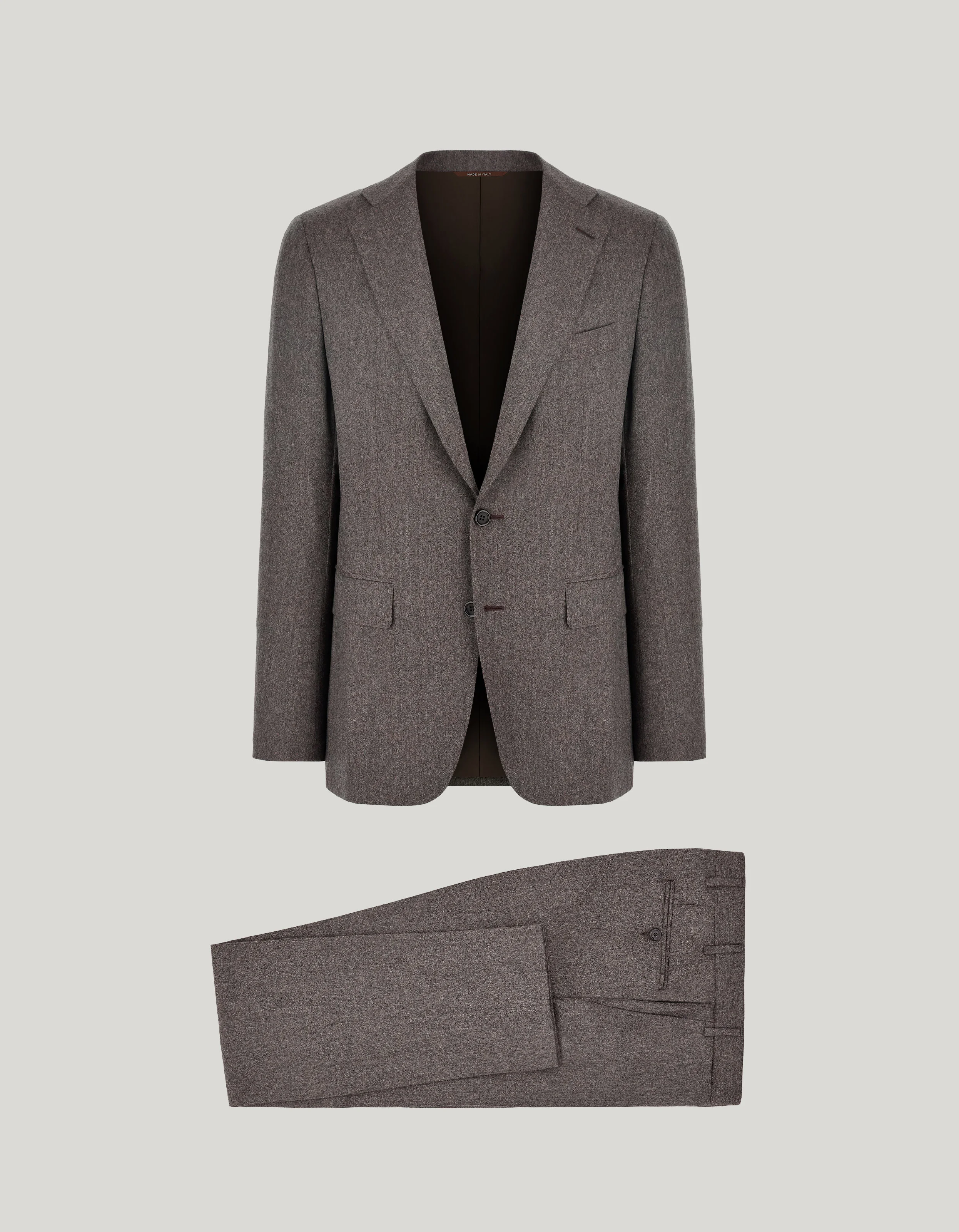 TAUPE PURE IMPECCABILE WOOL MODERN FIT SUIT - 1