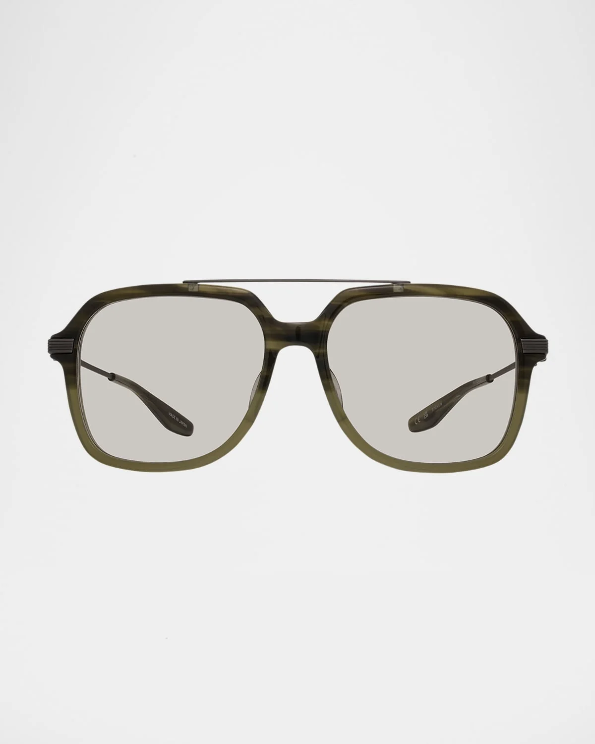 D. Ellis Plastic & Titanium Aviator Sunglasses - 1