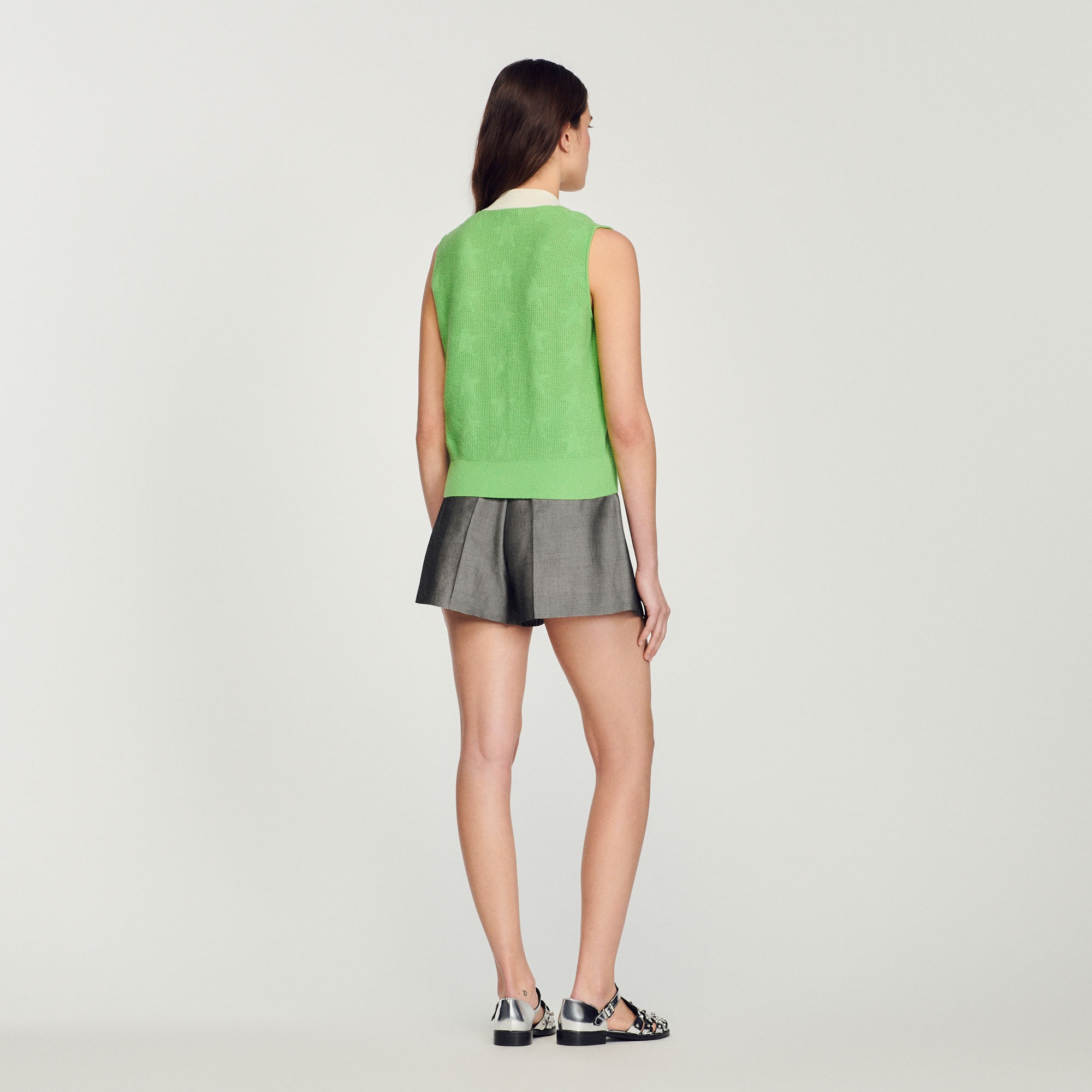 Sleeveless cardigan - 6