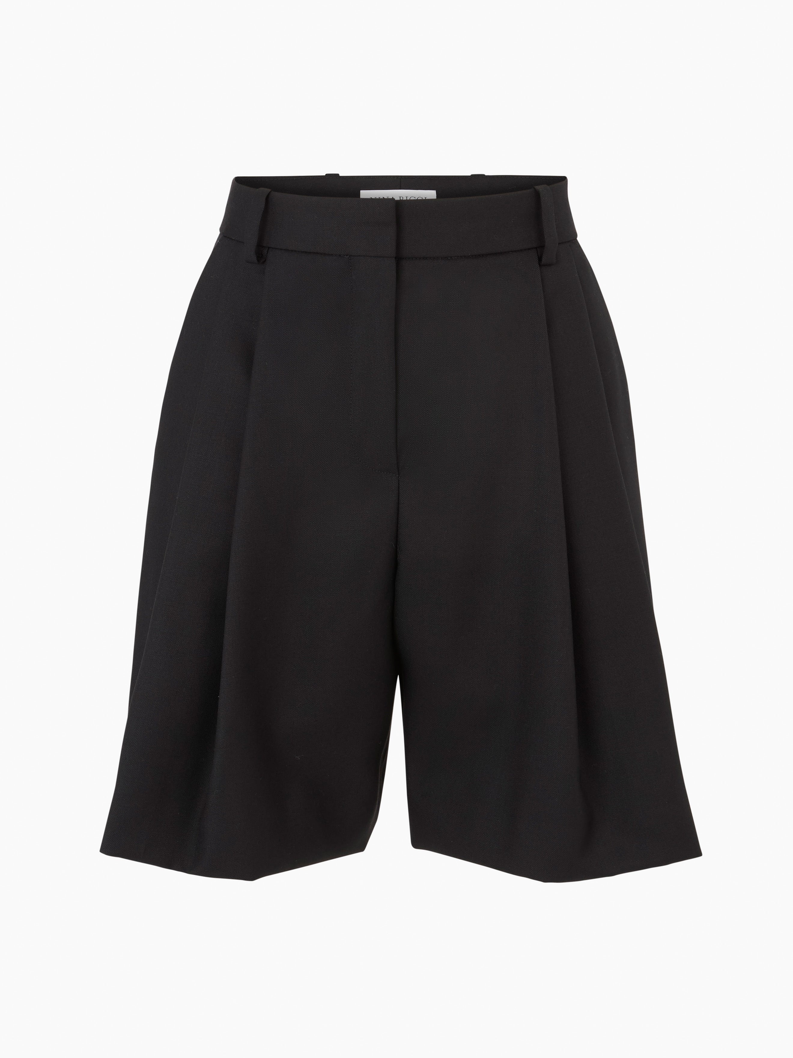 WIDE PLEATED SHORTS - 5