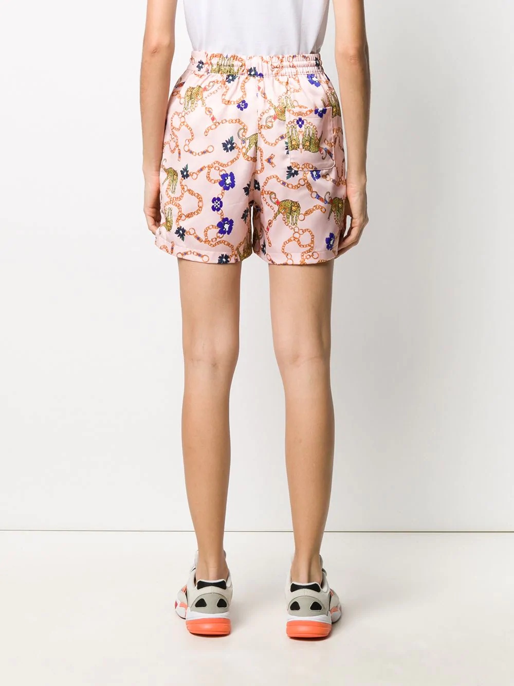 Her Studio London baroque-print shorts  - 4