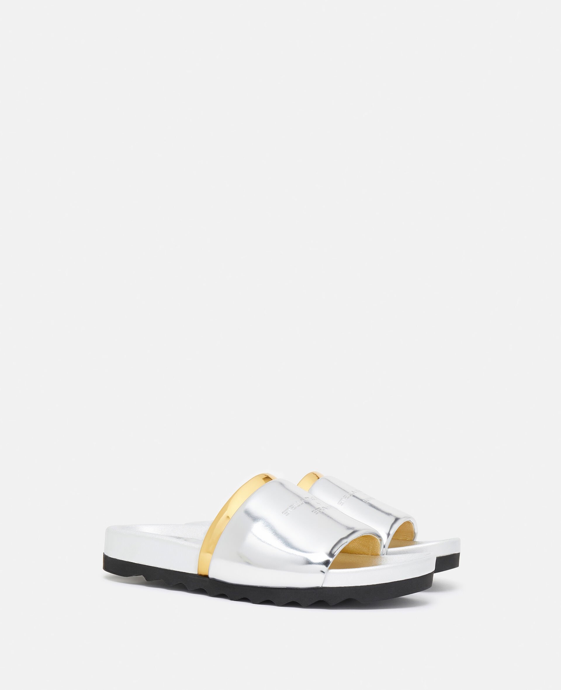 Double-Chromatic Slide-On Sandals - 2