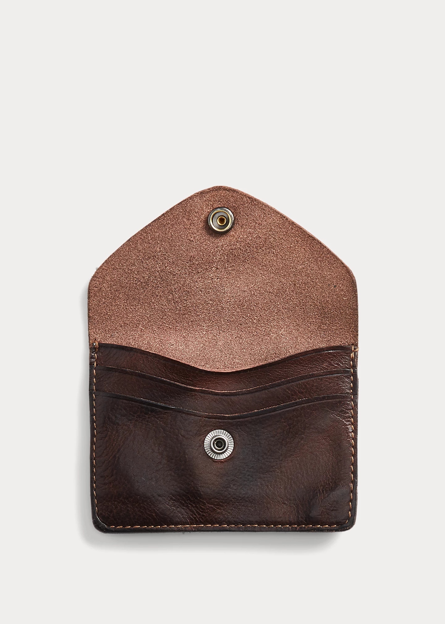 ヴィンテージ仕上げ【RRL by RALPH LAUREN】Leather Card Case Burnished Leather Card Case