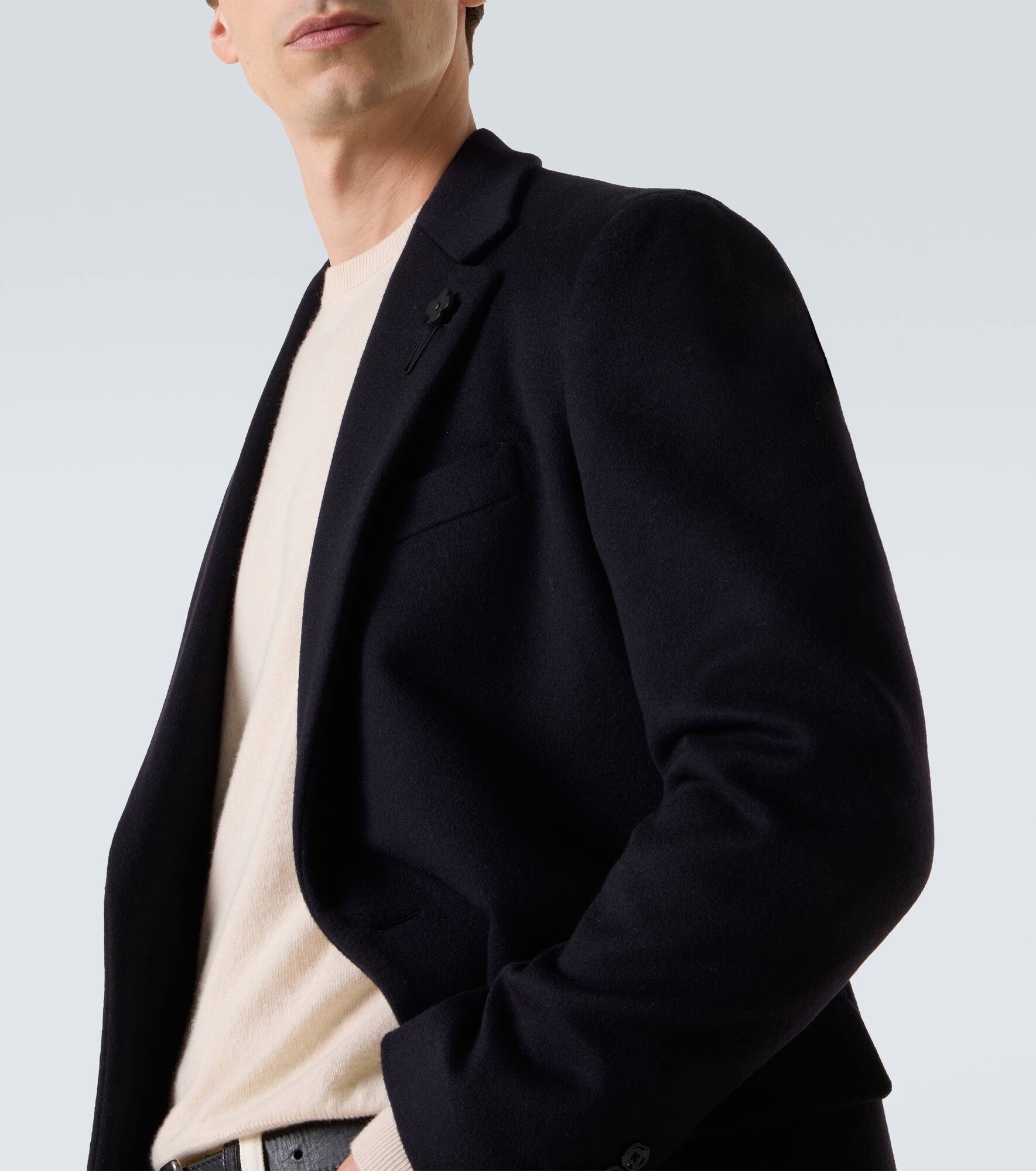 Virgin wool overcoat - 5