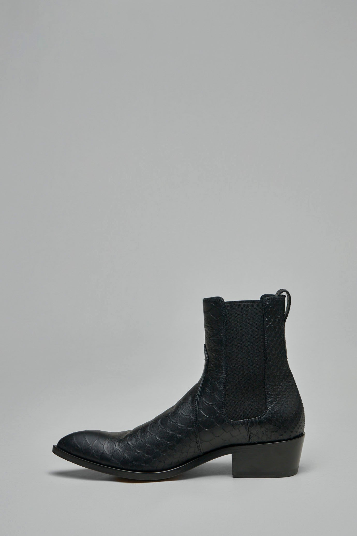 Matte Printed Python Chelsea Boot - 3