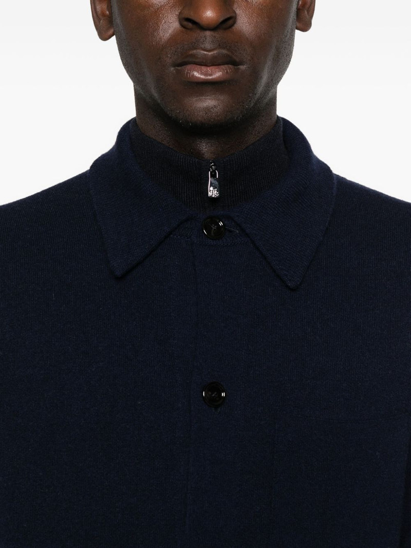 patch-pocket button cardigan 5