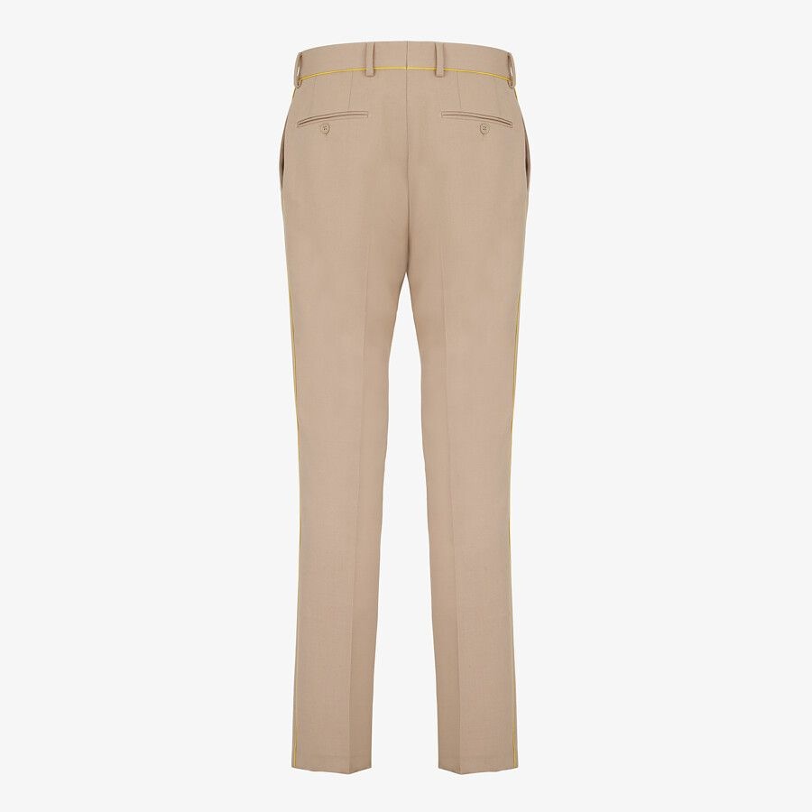 Beige wool pants - 2