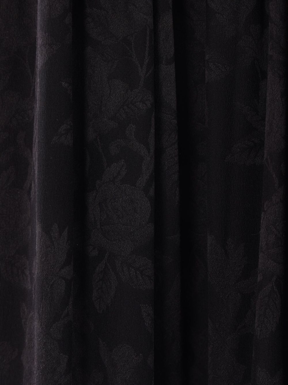 floral-jacquard gathered skirt - 3