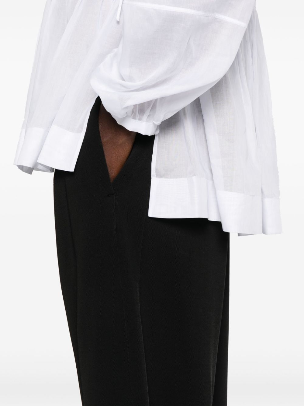high-waist track trousers - 5