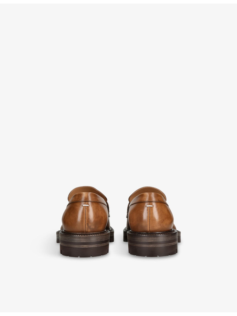 Maison Margiela Tabi County Leather Loafers outlook
