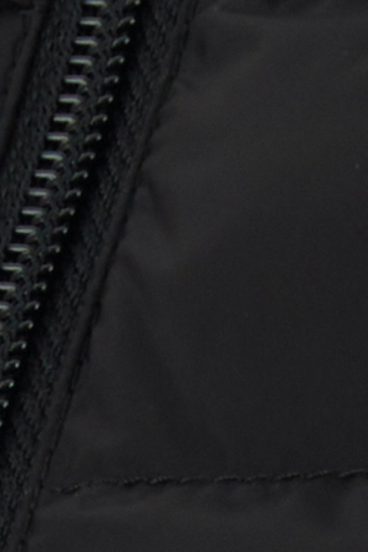 Black nylon sleeveless jacket - 3
