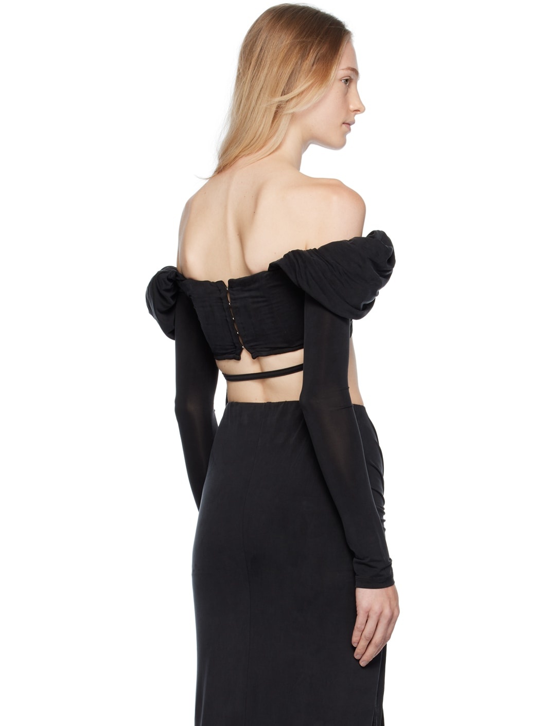 Black Le Chouchou 'Le Haut Spalla' Blouse - 3