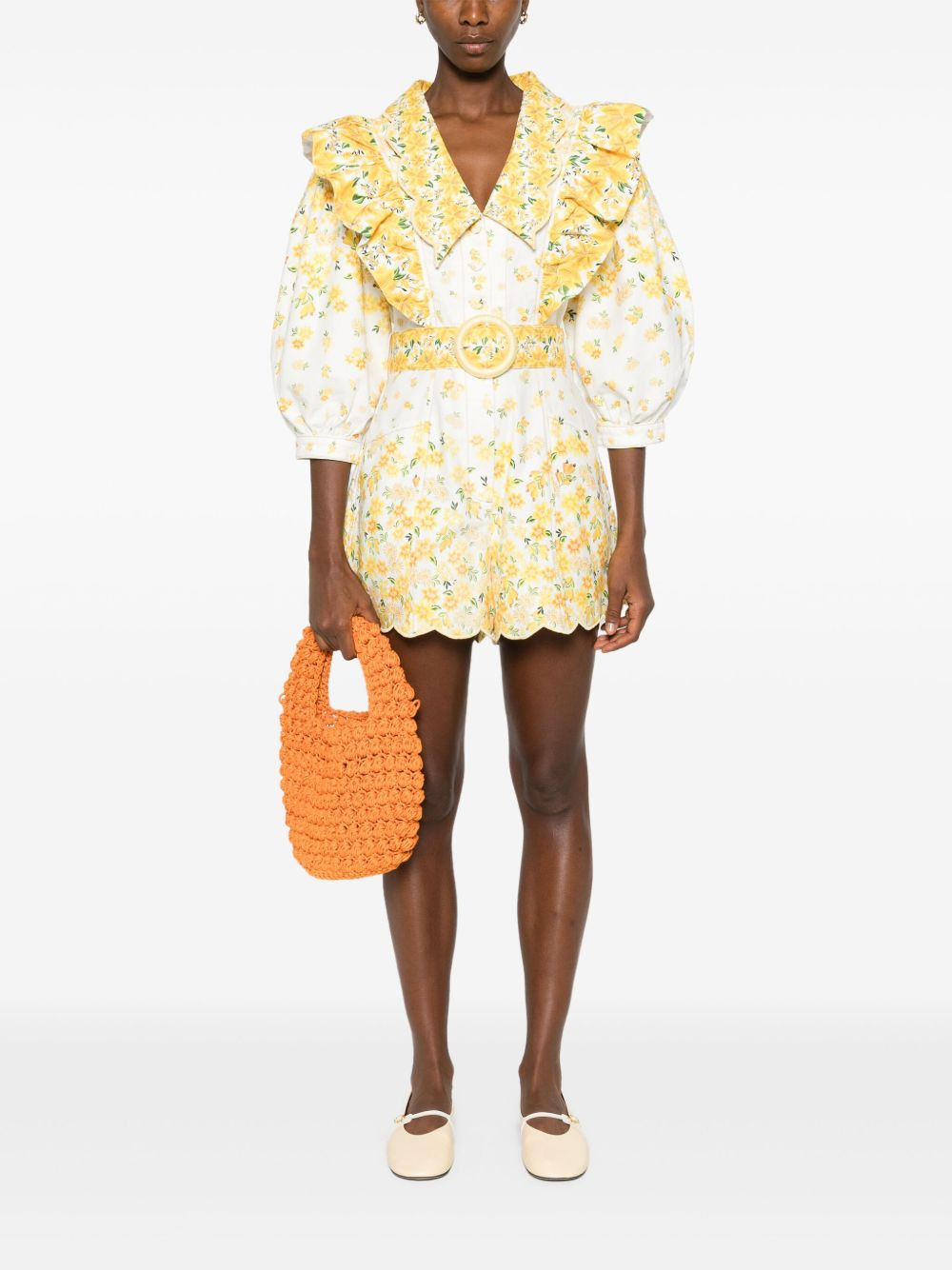 Azaleia floral-print playsuit - 2