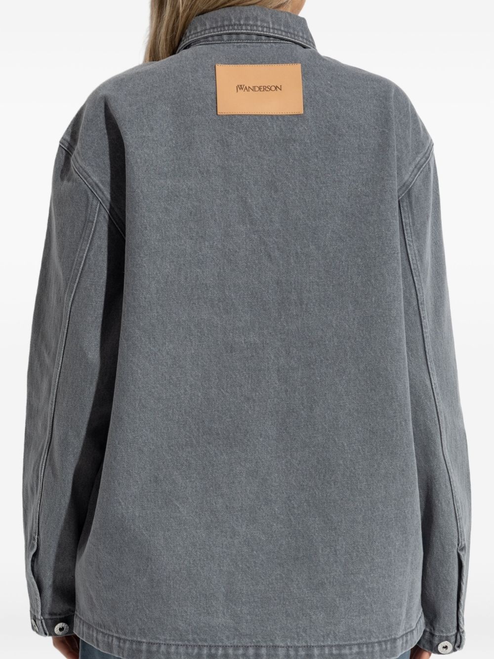 button-fastening patch-pocket shirt - 4