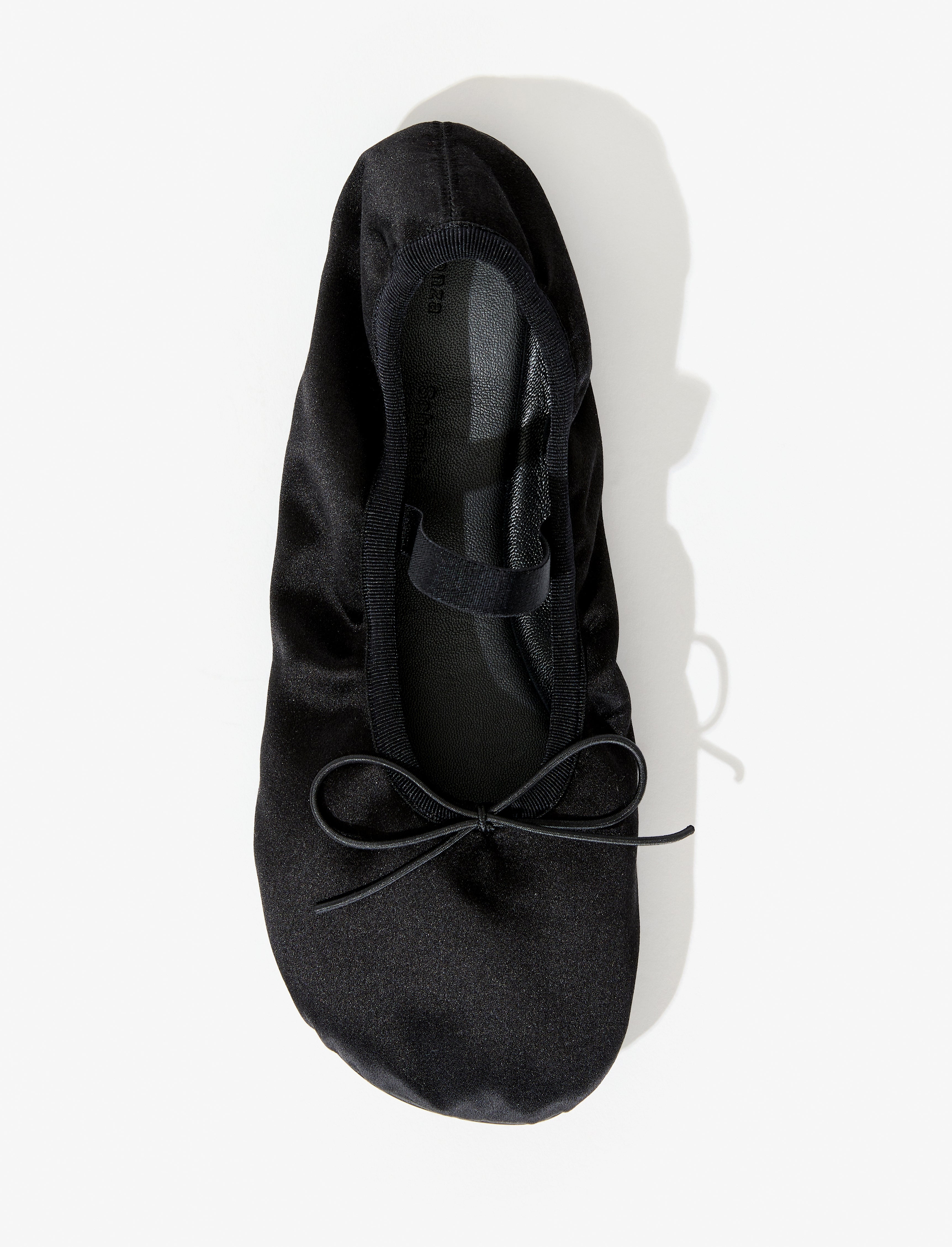 Glove Mary Jane Ballet Flats in Satin - 2