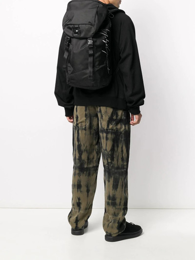 Yohji Yamamoto logo backpack outlook