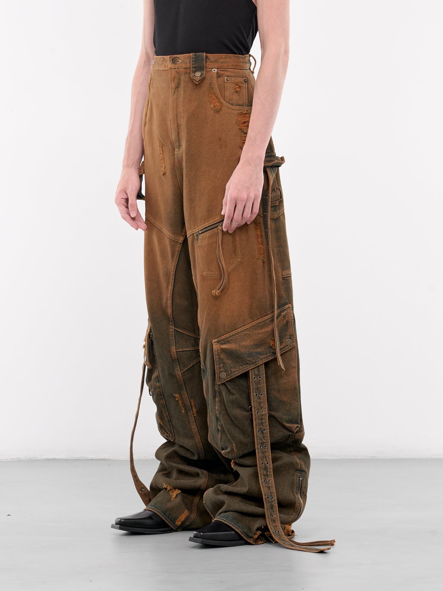 Cargo Elevated Denim Pants - 2