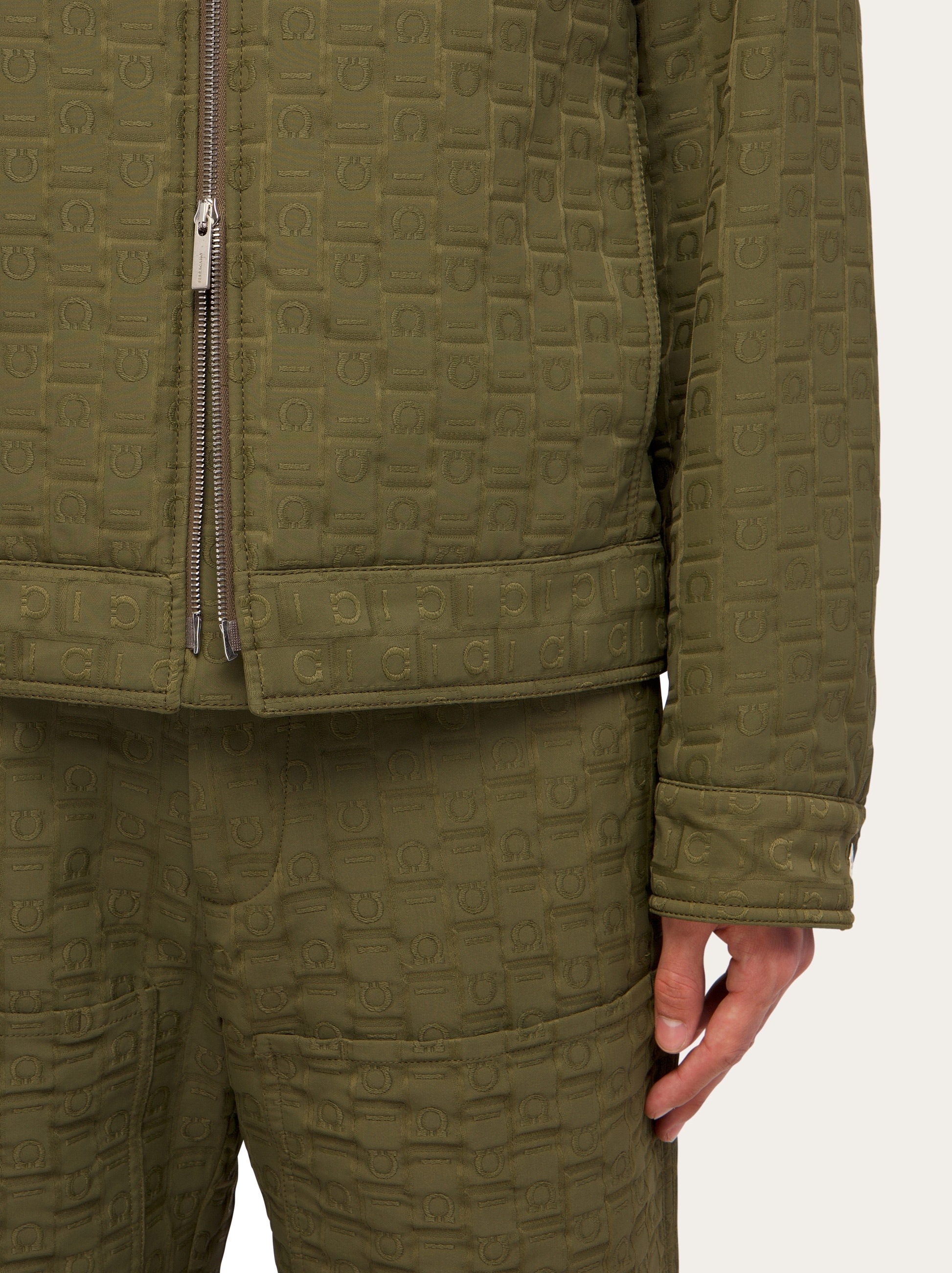 Ferragamo Monogram blouson - 6